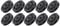 Bearing Pulley Wheel, 10 Pcs 75mm/90mm Universal Nylon Bearing Pulley Wheel for Cable Machine Gym Equipment(75mm)