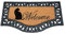 ED Rubber Door Mats Natural Coir Non-Slip PVC Backed Indoor & Outdoor Heavy Duty 45 x 75cm (Welcome Cat)