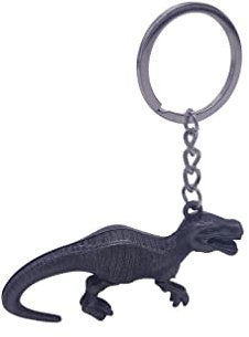 YJS Dinosaure Moto Porte-clés 3D Vintage Herbivore Dinosaure Porte-clés Moto Porte-clés en Alliage de Zinc Décoration Porte-clés pour Motos Scooters Cruiser Voitures Sportbike Sacs Sacs à Dos Cadeaux