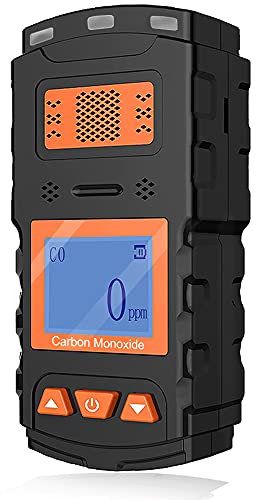 CO Carbon Monoxide Detector with Visual, Audible, and Vibrating Alerts, Handheld CO Monitor, Portable CO Gas Alarm for Home and Travel, Battery Operated, Alarm Logger, X-1