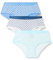 DIM Boxer Femme Les Pockets Coton Couleurs & Motifs x3, Lot Nœud Noir, XXL