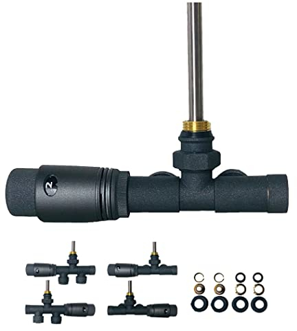AQUA HEATING Heizkörperthermostat Heizkörperventil Thermostatventil Unico H2006GR, Heizungsthermostat Thermostat Heizkörper, Heizkörperregler&Temperaturregler, Heizung Zubehör Anthrazit 1 Loch