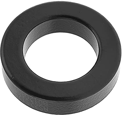 YOKIVE Toroid Ferritkern Leistung Transformer Ferrit Toroid Kern Begrenzung Interferenz Gut für Induktorspulen (Schwarz 58 x 35 x 14mm)