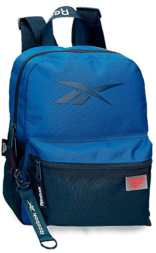 Reebok Atlantic Rucksacktasche mit Reißverschluss Blau 35x46 cm Polyester