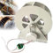 SSQUZA Generador Turbina Hidroeléctrica 50W 100W, Rueda de Agua Baja Velocidad para Iluminación Exterior Doméstica, Equipo de Energía, 100W