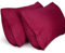 Lirex 2er Pack Kissenbezug 40 x 80 cm, Weiche Gebürstete Mikrofaser-Kissenbezüge, Hotelverschluss kopfkissen bezug，Kopfkissenbezug aus weichem Mikrofaser ，Oeko-TEX Zertifiziert (Weinrot)