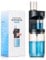 Dispensador automático de baño de Boca, Recipiente de Enjuague bucal de 550 ml, dispensador de jabón líquido de Pared, con 2 Tazas magnéticas, para Cuarto de baño, USB Charging