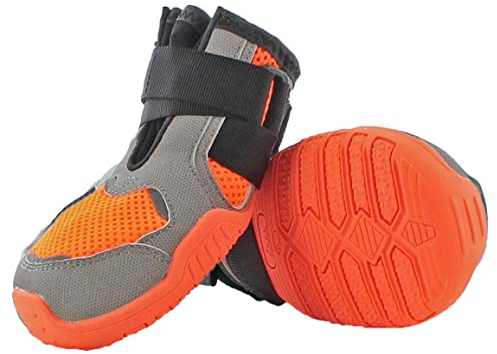 Hundeschuhe Pad N'Protect Air Khan (Orange, 45 mm)