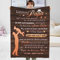 Geschenke für Papa von Tochter Sohn, Geburtstag Geschenke für Papa, Vatertagsgeschenk Kuscheldecke, Lustige Geschenke für Papa, Vater Geschenkidee, Personalisierte Flauschig Decke für Papa 130x150CM