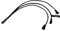Alphacool 18693Y - Divisor de 3 pines a 3 pines de 3 pines de 30 cm, cable Modding con manguito, color negro