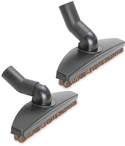 PRIMEBAG SwingFlex 32/35mm Hartbodendüse Staubsaugerdüse Rosshaar kompatibel mit AEG, Bosch, Siemens, Miele, Philips, Dirt Devil uvm. - Bestleistung beim Saugen (32mm Rohrdurchmesser)