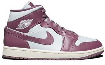 Nike WMNS Air Jordan 1 Mid - Pure Platinum/Sky J Mauve/Sail