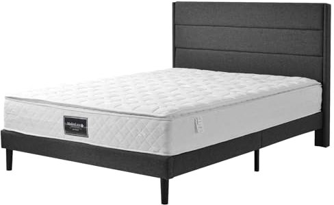 Federkernmatratze, 7 Zonen Kaltschaum Matratze, 140x200cm, Härtegrad-H3 Taschenfederker, 100% Öko-Tex Zertifiziert, Mittelfeste Orthopädischem Tonnentaschenfederkernmatratze