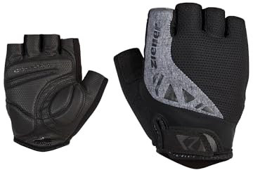 Ziener Herren CALLIS Fahrrad/Mountainbike/Radsport-Handschuhe | Kurzfinger - atmungsaktiv,dämpfend, Grey Melange, 8,5