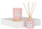 AVA & MAY Bahamas Home Fragrance Set – veganes Set mit Duftstäbchen und Duftkerze – 1 x Diffuser und 1 x Kerze mit hochwertigem Duftöl aus Kokosnuss, Monoi und Vanille