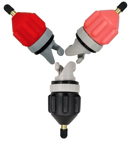 51buyoutgo 3pcs Sup Paddle Board Inflator Air Pump Adapter Adaptor Attachments for Inflatables Kayak Boat Stand Up Paddleboard Sup Paddle Board Accessories