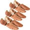 3x Real Red Cedar Wood Men's Shoe Stretcher - Premium Shoe Trees for Fresh Smell & Healthy Feet (UK 6-7 / EU 39-40)