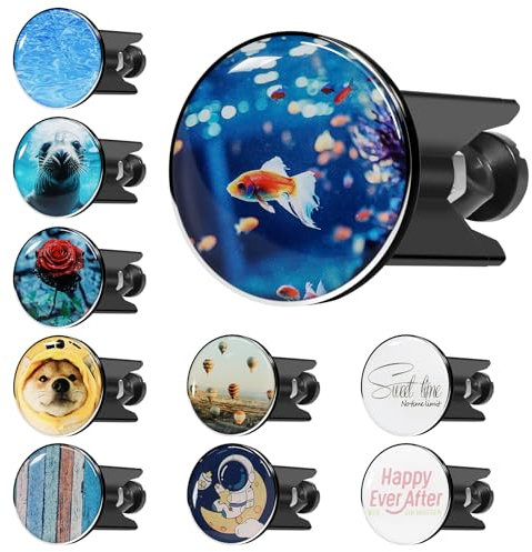 kurkip Universal Waschbeckenstöpsel 40mm Chrom Abflussstopfen – aus Messing, Einstellbare Gummi Stöpsel Waschbecken, Geeignet für Alle Waschbecken und Bidets, Rostfrei & Dicht, Goldfisch