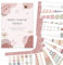 BIROYAL Bullet Journal Sticker Set, 12 Blätter/1000 Aufkleber, Kalender Stickers, Aesthetic Planner Stickers, Sticker Set, Kalender Aufkleber für Bullet Journal, Tagebuch & Planner