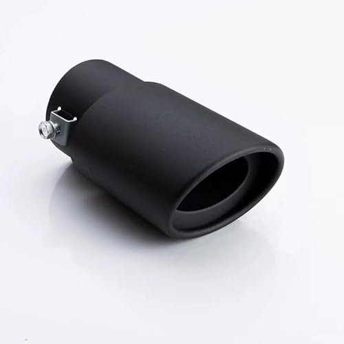 LLKJMJJU Auto Auspuffrohr, für Dacia Duster Sandero Logan Dodge Challenger Nitro Caravan Edelstahl Auspuffblende Schalldämpfer Auto Heck Throat pelauspuff Edelstahl Auspuffendrohr
