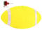 TOYANDONA Adorable Pool Ball Plaything Rugby Ball for and Girls Swimming Pool Ball Yellow Design