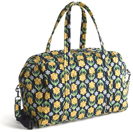 Vera Bradley Premium Cotton Miramar Weekender, Narzissen, Narzissen