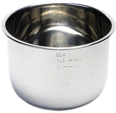 CEPAIXN Olla Arrocera De 8L con Revestimiento De Acero Inoxidable 304, Olla Arrocera A Presión, Ollas con Revestimiento De Doble Fondo, Olla Interior Gruesa