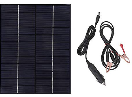 Module de Panneau Solaire Portable 6.5 W pour Chargeur de Voiture électrique Mobile 12V 5V