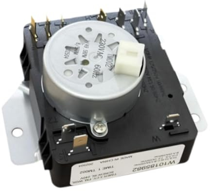 Dryer Timer Replacement for Washer Parts Equipment, Easy to Install Lightweight Metal Housing, 4.72inch