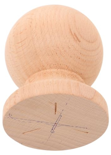 BESPORTBLE Puntali in Legno Grezzo per Scale e Paralumi Terminali Decorativi Non Finiti per Bastoni Tende e Montanti Letto Accessori Artigianali Resistenti per Arredamento Vintage