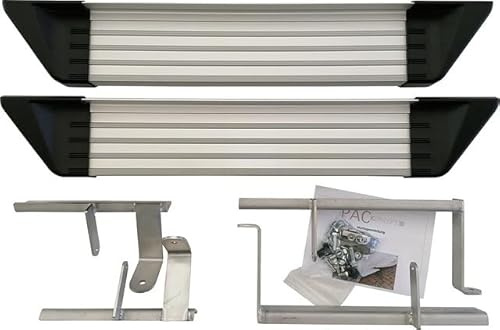 PACKonzept Marchepied supplémentaire pour Fiat Ducato à partir de 2006, Aluminium, argenté, 79 x 13 cm, Charge maximale : 140 kg