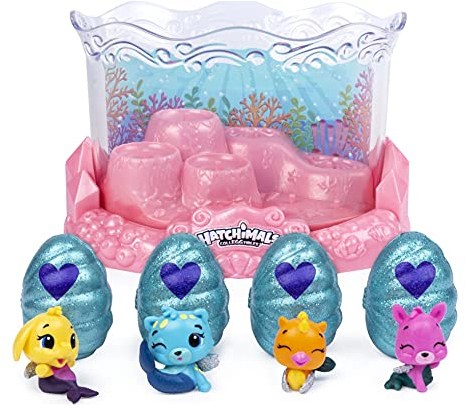 Hatchimals 6046796 - CollEGGtibles, Aquarium mit 8, Kinder ab 5 Jahren, nur bei Amazon erhältlich