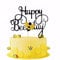 JeVenis Happy Bee Day Cake Topper - Bumble Bee Themed Kuchendekoration für Geburtstagsfeiern