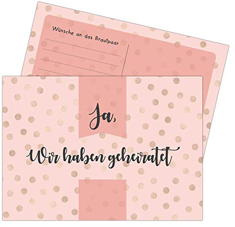 Papierdrachen 100 Ballonflugkarten zur Hochzeit - BallonKarten zum Anbinden an Heliumballons - Wir haben geheiratet - superleicht für einen weiten Flug