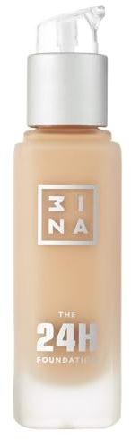 3INA MAKEUP - The 24H Foundation 627 - Ultraleichtes nude Foundation mit Unterton Neutral/Rosa - Foundation Hauttonanpassend - 24H Langlebige Formel Wasserdichte Foundation - Vegan - Cruelty Free