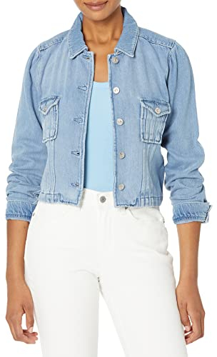 PAIGE Damen Pacey, Boxy Fit, Utility-Taschen, dezente Puffärmel in Hyland Jacke, X-Large