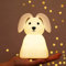 Bunny Night Light Children, 7 Colour Changing LED Portable Touch Baby Lamp, USB Rechargeable Silicone Animal Rabbit Night Light for Children Nursery Toddler Girls Birthday Gift Room Decor (Bunny)