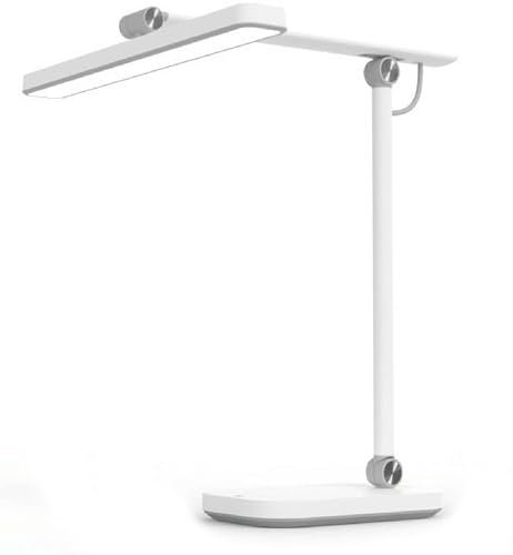 Unilux Lampada Pureline da Tavolo a LED 13 W, Dimmer a sfioramento per la variazione dell'intensità della luce, Colore bianco