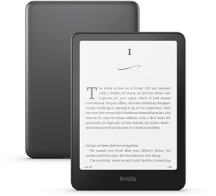Amazon Kindle Paperwhite Signature Edition 32GB (newest model) – 20% faster with auto-adjusting front light, wireless charging, and weeks of battery life – Metallic Black