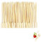 Lot de 50 brochettes en bambou pour apéritifs, brochettes à cocktail Yakitori pour barbecue, mini bâtonnets alimentaires, brochettes en bambou, pics à cocktail pour barbecue