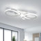 Comely LED Deckenlampe, 36W LED Deckenleuchte Modern, Weiße Acryl Deckenbeleuchtung für Schlafzimmer, Küche, Flur, Wohnzimmer, Bad, 6500K Kaltesweiß