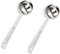 2 Pieces 2 Tablespoon Scoops with Long Handle, 30 ml Stainless Steel Coffee Measuring Spoon 30ml Measuring Tablespoon for Coffee Milk Fruit