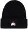 Roffatide Anime Kuromi Cute Beanie Hat Kawaii Big Ear Dog Lolita JK Caps Winter Knit Hat für Jungen Mädchen bestickt Beanie Cap Black