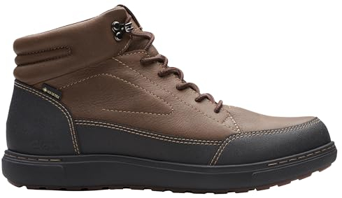 Clarks Mapstone Higtx, Stivali alla Moda Uomo, Marrone Dk Wlined, 45 EU