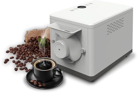 FXNFXLA Tostador de café eléctrico de 1600 W - Capacidad de 1500 g para tostar Granos de café en casa - Temperatura Ajustable (0-250 ℃) - Ideal para nueces, maní, anacardos y castañas