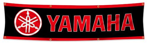 Bofanio Flagge kompatibel mit Yamaha Racing – 90 x 152 cm Banner für Garage, Männerhöhle, Schlafsaal – Fan-Dekor