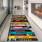 Generic Nostalgischer Retro-Teppich, Läuferteppich, VHS-Koffer-Thema, Horror-Teppich, Heimkino, Fernsehzimmer, langer Teppich, Eingangsteppich, Flur, D1242.1, 80 x 200 cm