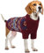 Hundemantel für Mittelgroße Hunde, Weihnachtspulli, Dog Sweater, Fleecejacke, Gestrickter Pullover (Rot, M)