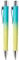 Faber-Castell 205217 - Kugelschreiber Poly Ball Sunrise, 2 Stück, mit auswechselbarer XB Mine, dokumentenecht
