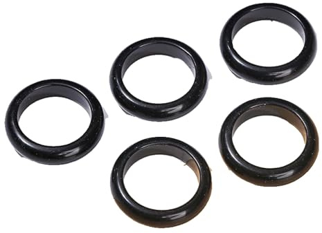 Natursteinringe Für Damen – Personalisierter Ombre-Ring Aus Natürlichem Amethyst-Obsidian, Kreativer Stapelbarer Ring Aus Natürlichem Kristall, Passender Schmuck Für Partys, Schwarz, Einheitsg